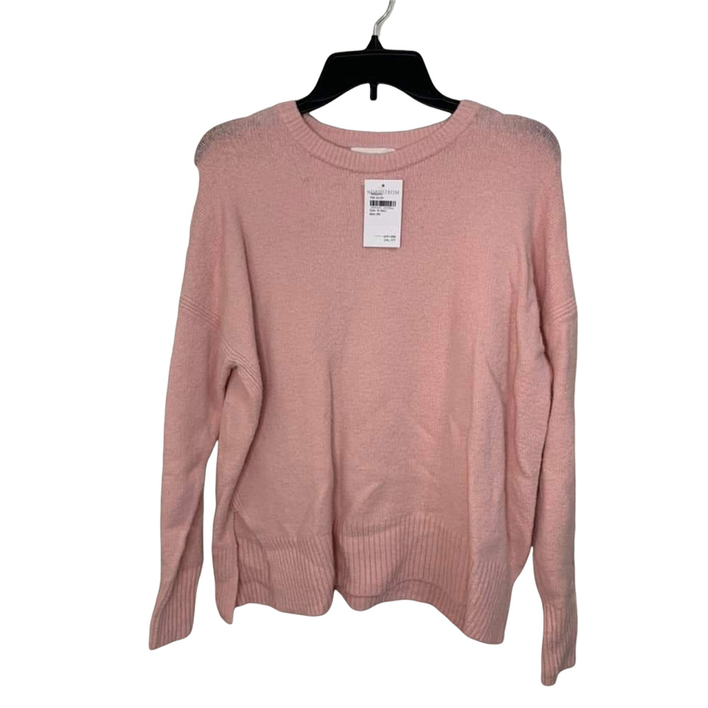 TREASURE & BOND Pink Silver Crew Neck Sweater in XXS NEW
